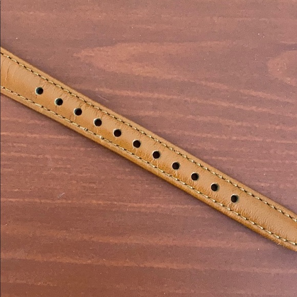 FOSSIL-Three-Hand Tan Leather Watch - Picture 4 of 5